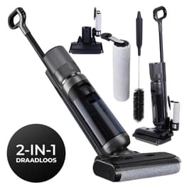 2-in-1 Nat- en Droog Steelstofzuiger met Dweilfunctie – 16.000 Pa Zuigkracht – Gescheiden Watertanks – Zelfreinigend Borstelsysteem – Draadloos — thumbnail 1