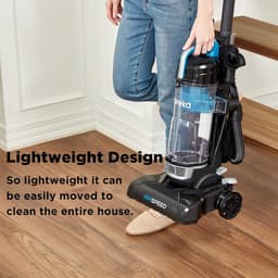 Krachtige Zakloze Verticale Stofzuiger voor Tapijten en Vloeren, Ultra Lichtgewicht met Vervangfilter, Blauw — thumbnail 5