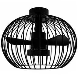 Plafondventilator Wire Ø 40 cm zwart — thumbnail 2