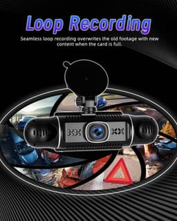 Dashcam – Auto Camera – Rijcamera – 360 Graden Camera – Parkeercamera – Vijf 1080P Camera’s – G-Sensor Met Automatische Noodopname – Nachtzicht Met Wifi App Bediening — thumbnail 4