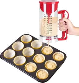 ACEP Elektrische Deegdispenser met Deksel en Weegschaal - 1200ML - Blender- Staafmixer - Alles in 1 - Keukenmachines - Keukenmixer — thumbnail 5