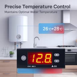 Digitale Temperatuurregelaar met Sensor voor Zonneboilers en Waterverwarming — thumbnail 5