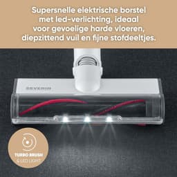 Draadloze Stofzuiger - Lichtgewicht Handstofzuiger - Snelle Reiniging - 40 Minuten Looptijd - 2-in-1 Functie - Wit — thumbnail 4