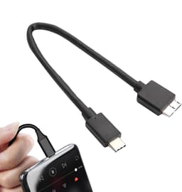 Externe Harde Schijf Kabel - USB C Kabel - Snelle Data Overdracht - Hoge Snelheid 5 Gbps — thumbnail 1