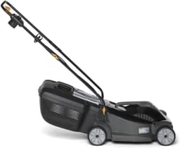 Elektrische grasmaaier - Snoer maaier - Gazon onderhoud - Krachtige motor - 40L opvangbak - Geel — thumbnail 4