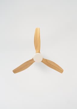 CREATE - Plafondventilator 40W silent 100% hout - S - Met licht - WIFI - WIND CALM NATURAL WOOD — thumbnail 3