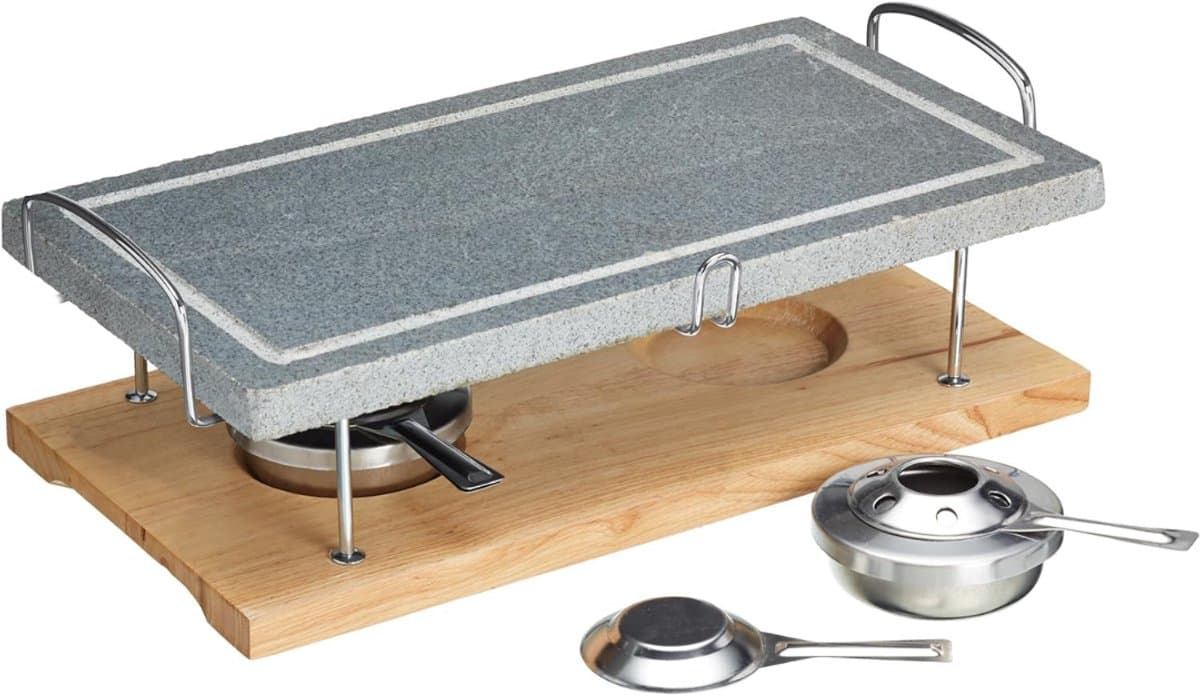DnA® Tafelgrill - Tafelgrill Electrisch - Tafel BBQ - Grijs - 39cm x 21cm x 2cm — afbeelding 1