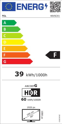 TCL 40V5C - 40 inch - Full HD QLED - 2025 - Smart TV — thumbnail 2