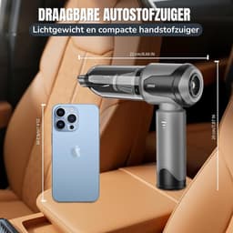 Handstofzuiger met 3 Zuigniveaus – Kruimeldief Snoerloos Compact | Lichtgewicht, Inclusief Opzetstukken — thumbnail 3