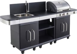 COOK'IN GARDEN - FIDGI 3 modulaire buitenkeuken met afdekking — thumbnail 2