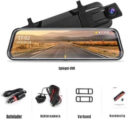 Aura® Dashcam Voor en Achter - Dashcam - Parkeermonitor - Nachtzicht - Zwart- ‎35cm x 12cm x 9cm — thumbnail 5