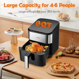 Heteluchtfriteuse 8-in-1 met Grote Oven en Vooraf Ingestelde Functies — thumbnail 3