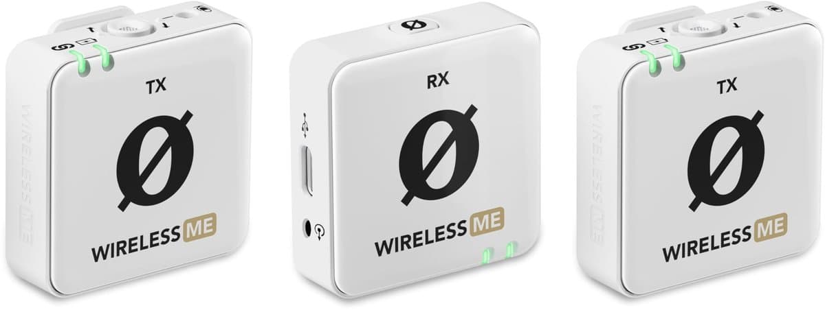RØDE Wireless ME Dual - Wit - Cameramicrofoon — afbeelding 1
