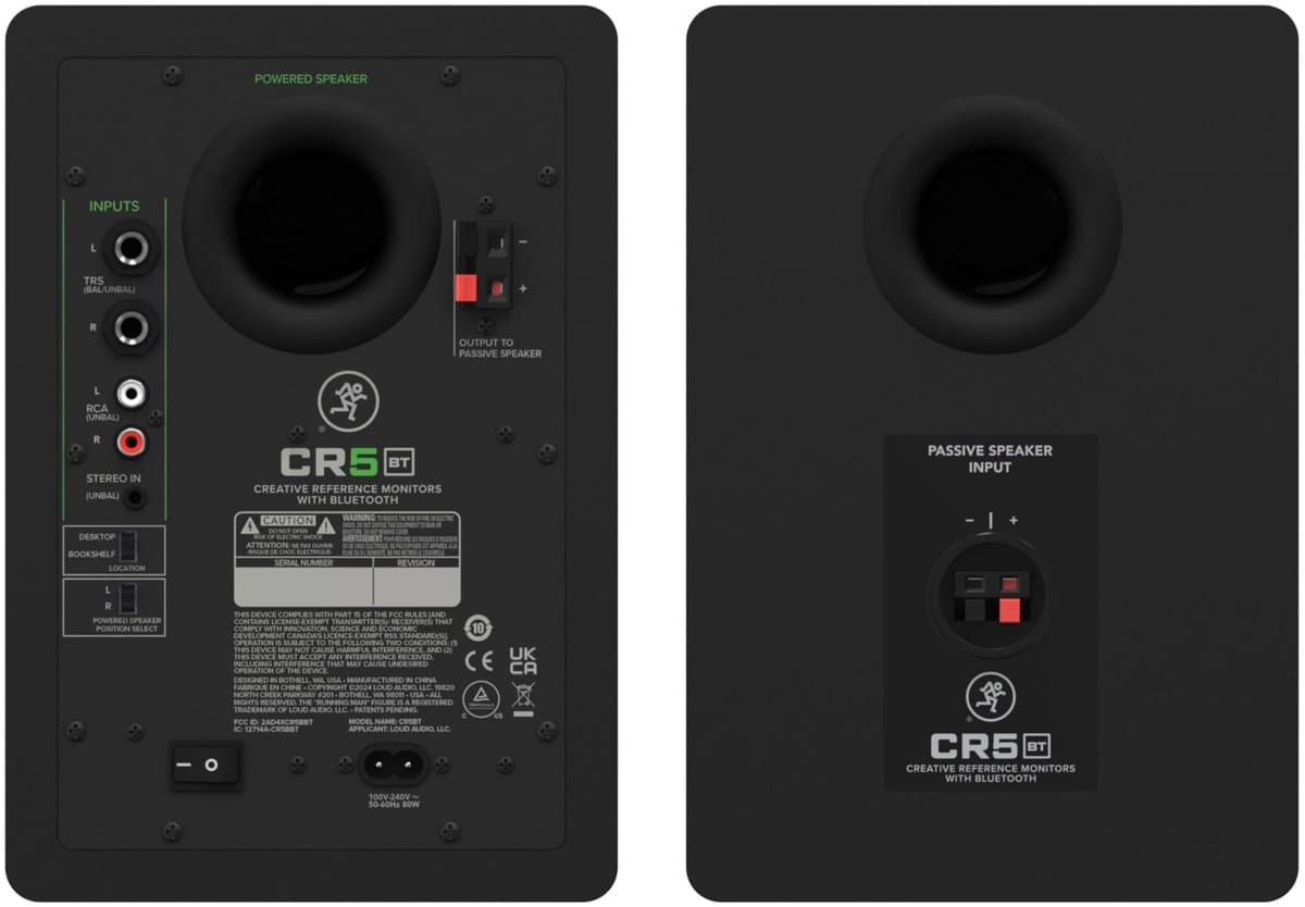 Mackie CR5BT Zwart (per paar) — afbeelding 1