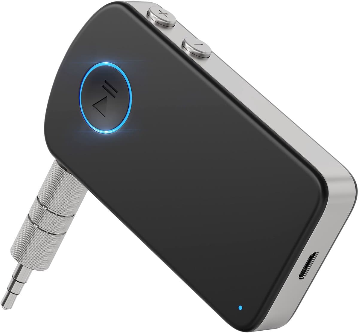 Strex Bluetooth Receiver Auto AUX - 3.5mm Adapter met Handsfree Bellen - BT 5.4 - Bluetooth Ontvanger — afbeelding 1