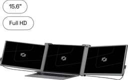 Screenmate® Expand Portable Monitor 15,6” - Portable Monitor Full HD + HDR - Draagbare Monitor met Beschermhoes - Extra Scherm Laptop - Draagbaar Beeldscherm - Grijs — thumbnail 1