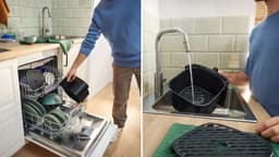 Bosch Serie 4 MAF462B1 friteuse Enkel 6,1 l Vrijstaand 2050 W Heteluchtfriteuse Zwart — thumbnail 5