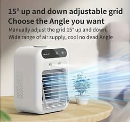 Draagbare All-in-One Airconditioner, een Mini Luchtbevochtiger Ventilator met Koelingsfunctie, Perfect voor Kantoor en Thuisgebruik — thumbnail 3