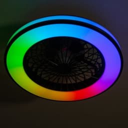 Plafondventilator met LED-lamp PLAVE - Ø485mm - 48W - RGB+CCT — thumbnail 4