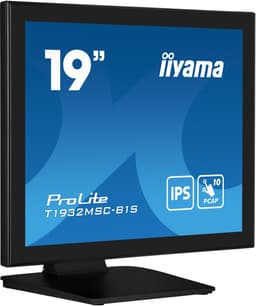 iiyama ProLite T1932MSC-B1S computermonitor 48,3 cm (19") 1280 x 1024 pixels Full HD LED touchscreen voor op tafel zwart — thumbnail 5