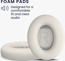 kwmobile 2x oorkussens geschikt voor Bose Noise Cancelling 700 / NC700 - Earpads voor koptelefoon in wit — thumbnail 3