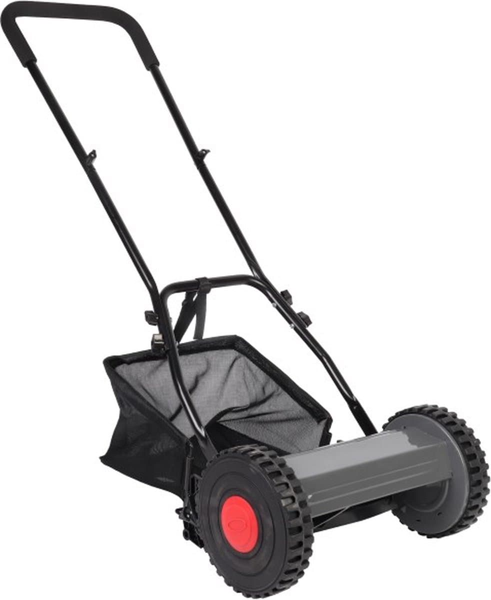 Talen Tools – Handgrasmaaier – Gazonmaaier – 30 cm – Met opvangbak – 16 liter — afbeelding 1