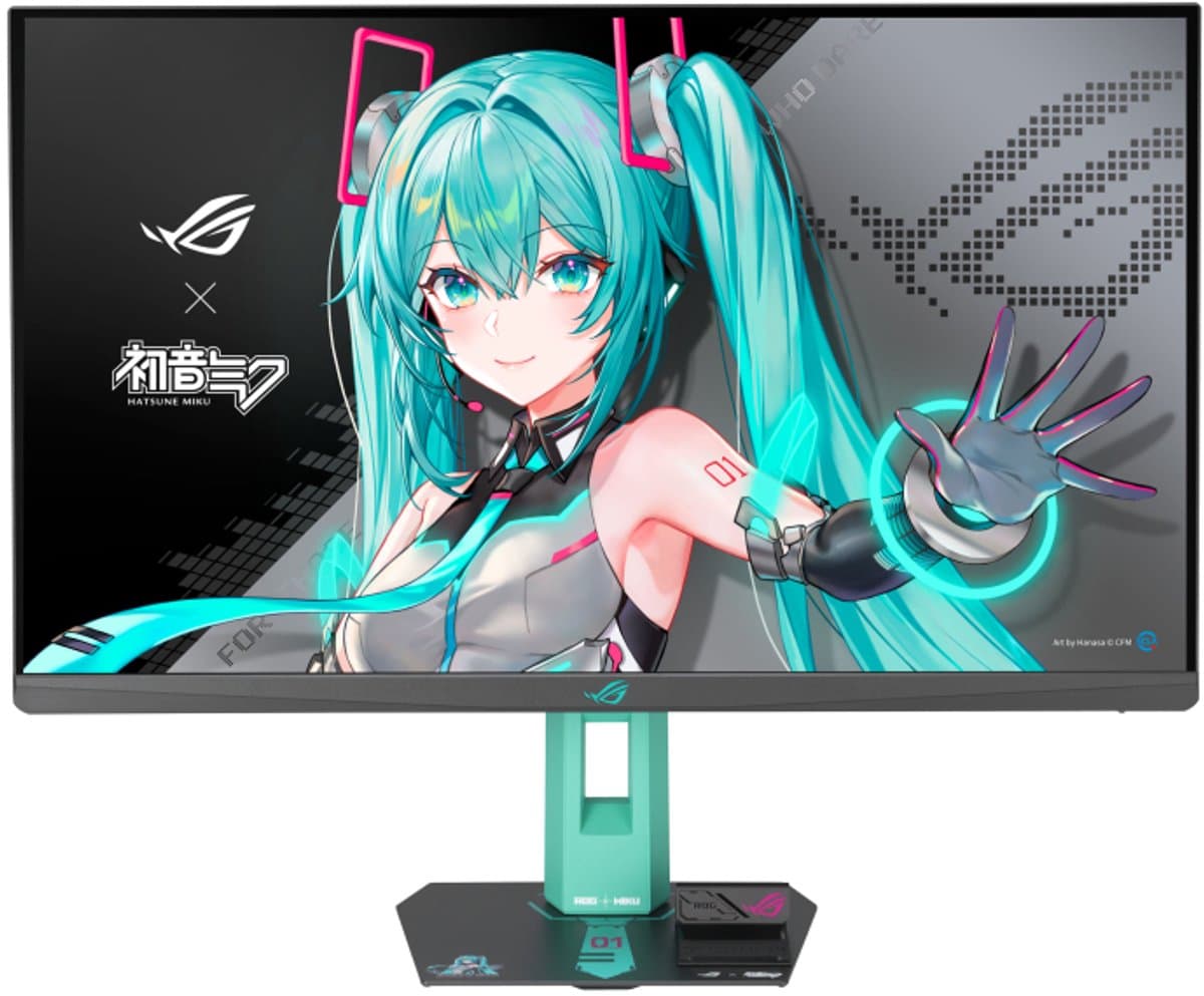 ASUS ROG Strix XG27ACMEG-G Hatsune Miku Edition computer monitor 68,6 cm (27") 2560 x 1440 Pixels Wide Quad HD LCD Meerkleurig — afbeelding 1