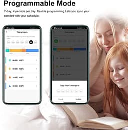 Slimme Radiatorthermostaatset met Zigbee Gateway en WiFi - Programmeerbare Thermostaten voor Slimme Verwarming — thumbnail 5