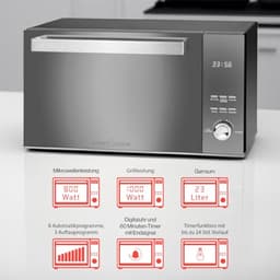 Magnetron met Grill en Grote Ovenruimte van 23 Liter — thumbnail 3