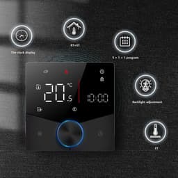 Wi-Fi Thermostaat met Touchscreen - Programmeerbare Draadloze Thermostaat voor Verwarming — thumbnail 4