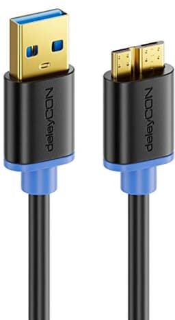 1m Micro USB 3.0 Datakabel tot 5 Gbit/s voor Smartphones, Tablets en Externe Harde Schijven — thumbnail 2