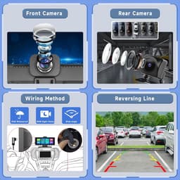 Dashcam voor auto voor en achter – Dual dashcam – Voor- en achtercamera – Autocamera – Full HD dashcam – Dashcam met nachtzicht – Dashcam met bewegingssensor – Groothoeklens – Parkeermodus – Loop recording – Dashcam met SD-kaart — thumbnail 5