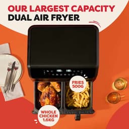 Instant Pot Vortex Dual Drawer 8L Airfryer – Dubbele Airfryer met 2x 4L Laden – SyncCook™ & SyncFinish™ – ClearCook – 8-in-1 – Tot 205°C – Vaatwasserbestendig — thumbnail 3