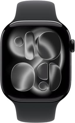 Apple Watch Series 11 gps - 46mm aluminium Case - Black Sport Band S/m Smartwatch Jet — thumbnail 2