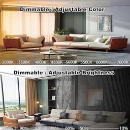 Moderne Smart LED Plafondventilator met Dimbare Verlichting en Afstandsbediening — thumbnail 5