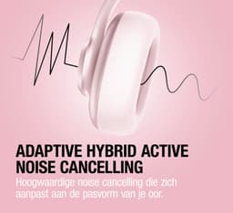 FRESH 'N REBEL Clam Ace 2 Over-ear Draadloze hoofdtelefoon met Noise-cancelling Pastel Pink — thumbnail 5
