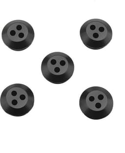 3-gaats brandstoftank-tule - vervanging voor trimmer-grasmaaier - rubber - geschikt voor brandstoftanktuit - zwart - 5 stuks/pakket — thumbnail 2