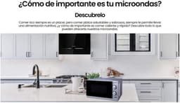 Magnetron met Grill - Compacte Oven - Snel Eten - 9 Vermogensstanden - 20 Liter - Zilver — thumbnail 5