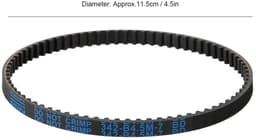 Grasmaaierriem - Aandrijfriem Transportband - Tuinonderhoud - Eenvoudige Installatie - 115 cm Diameter - Zwart — thumbnail 4