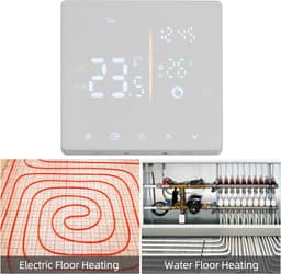 Digitale Thermostaat - Temperatuurregelaar App - Slim Verwarmen Huis - Wekelijks Programmeerbaar - 3A 16A - Zwart — thumbnail 5