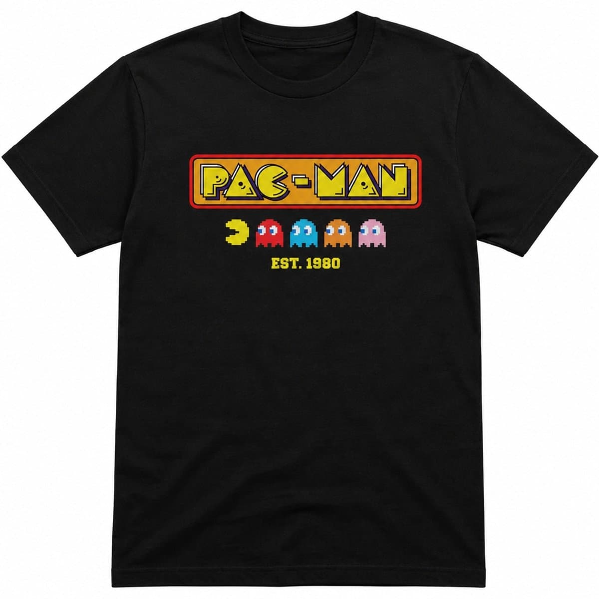 Pac-Man - Logo Est. 1980 T-shirt L — afbeelding 1