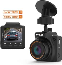 Dashcam - Auto camera - Verkeersregistratie - Groothoeklens - 5 cm scherm - Zwart — thumbnail 1