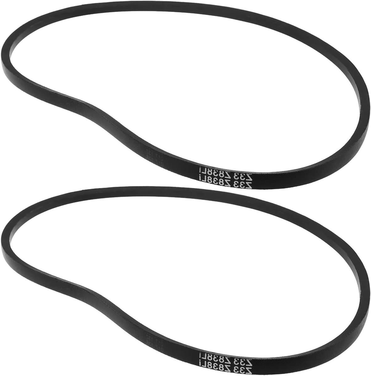 V-riem - Aandrijfriem - Grasmaaier Onderhoud - Vezelversterkt - 2 stuks 840mm - Zwart — afbeelding 1