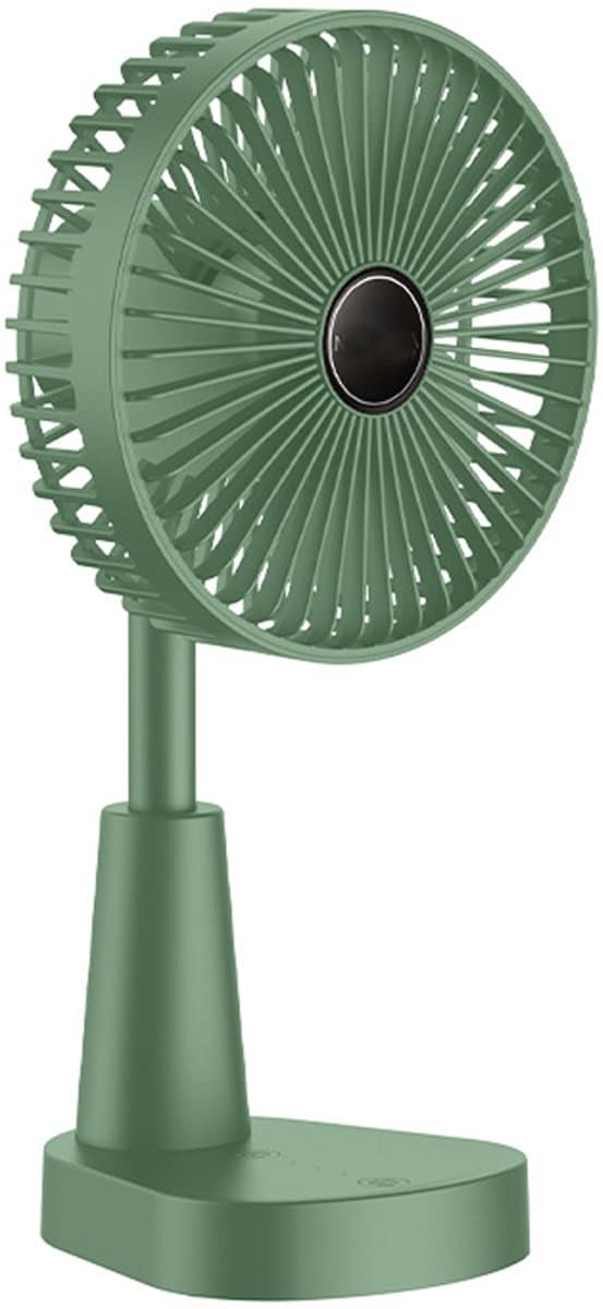 Draagbare opvouwbare ventilator voor thuis, op de camping, buiten en op kantoor; compact en duurzaam — afbeelding 1