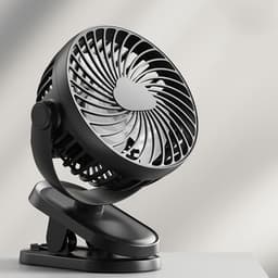USB-ventilator, draagbare mini-ventilator met clip en 3 snelheden — thumbnail 1