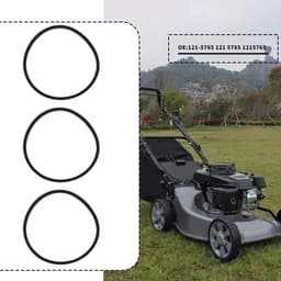 Dailygoods- Aandrijfriem Rubber - Compatibel met Toro Timemaster 30 Inch - OE-onderdeelnummer 121-5765 - Omtrek 300 mm - Breedte 12,5 mm - Dikte 8,5 mm - Grasmaaierriem — thumbnail 5