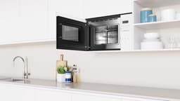 Magnetron met Grill - Oven combi - Snel Maaltijden Bereiden - Aqualisis Reiniging - 20 Liter - Wit Glas — thumbnail 5