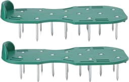 SnelShoppen - Grasmaaier Schoenen met Spikes, 15mm Nagels, 26 Stalen Punten, Verstelbare Bandjes, Groene Tuin Ventilatie Schoenen voor Grondbewerking — thumbnail 2
