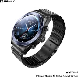 Remax WATCH35 Piloteer - Smartwatch - Volledig metalen behuizing - Blauw — thumbnail 1