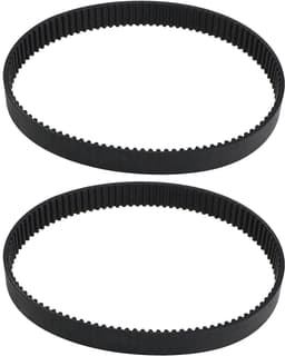 SnelShoppen - 2x Maaiertijdsgordel Rubber Zwart 3mm Stap 13mm Breed 103 Tanden 309mm Omtrek Gesloten Lussysteem Vervangingsgordel voor MacAllister MGT — thumbnail 1